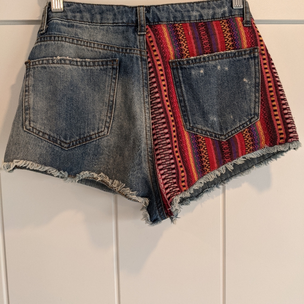 Women's High Rise Jean Shorts